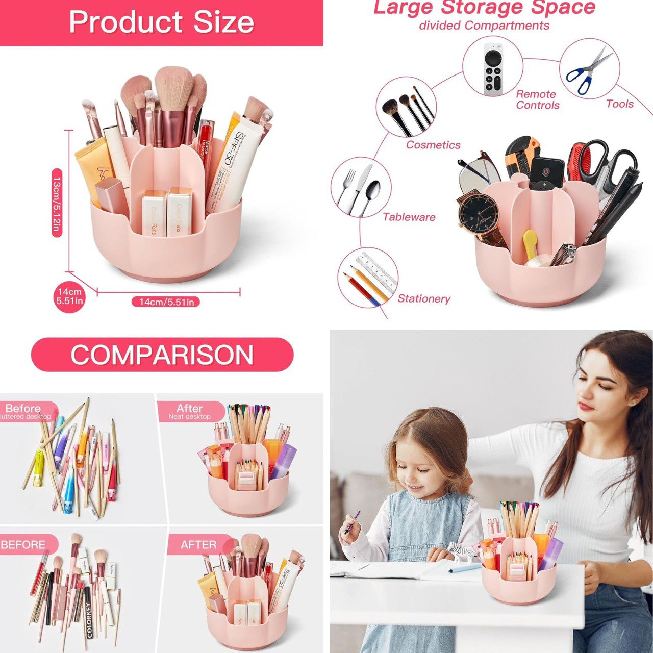 Multi-purpose Makeup Organizer Box