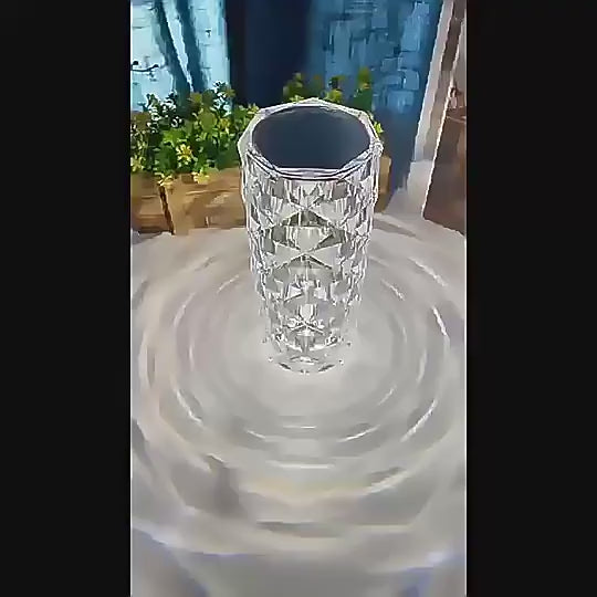 Crystal Rose Lamp